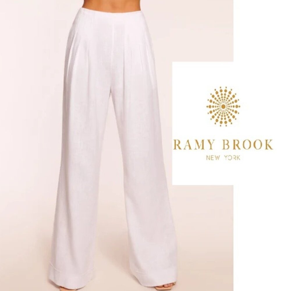 New Ramy Brook White Wide leg Pant